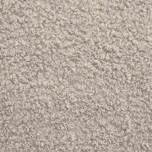 Canapé modulaire sans accoudoirs Gris clair 55 cm Tissu imitation laine bouclée