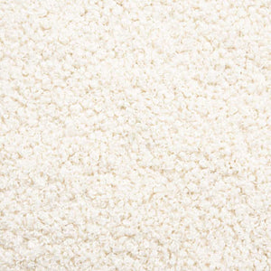 Canapé modulaire sans accoudoirs Crème 55 cm Tissu imitation laine bouclée