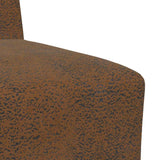 Unité de Sofa Modulaire Sans Accoudoirs Marron 55 x 74 x 82 cm