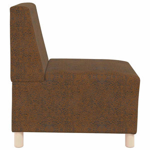 Unité de Sofa Modulaire Sans Accoudoirs Marron 55 x 74 x 82 cm