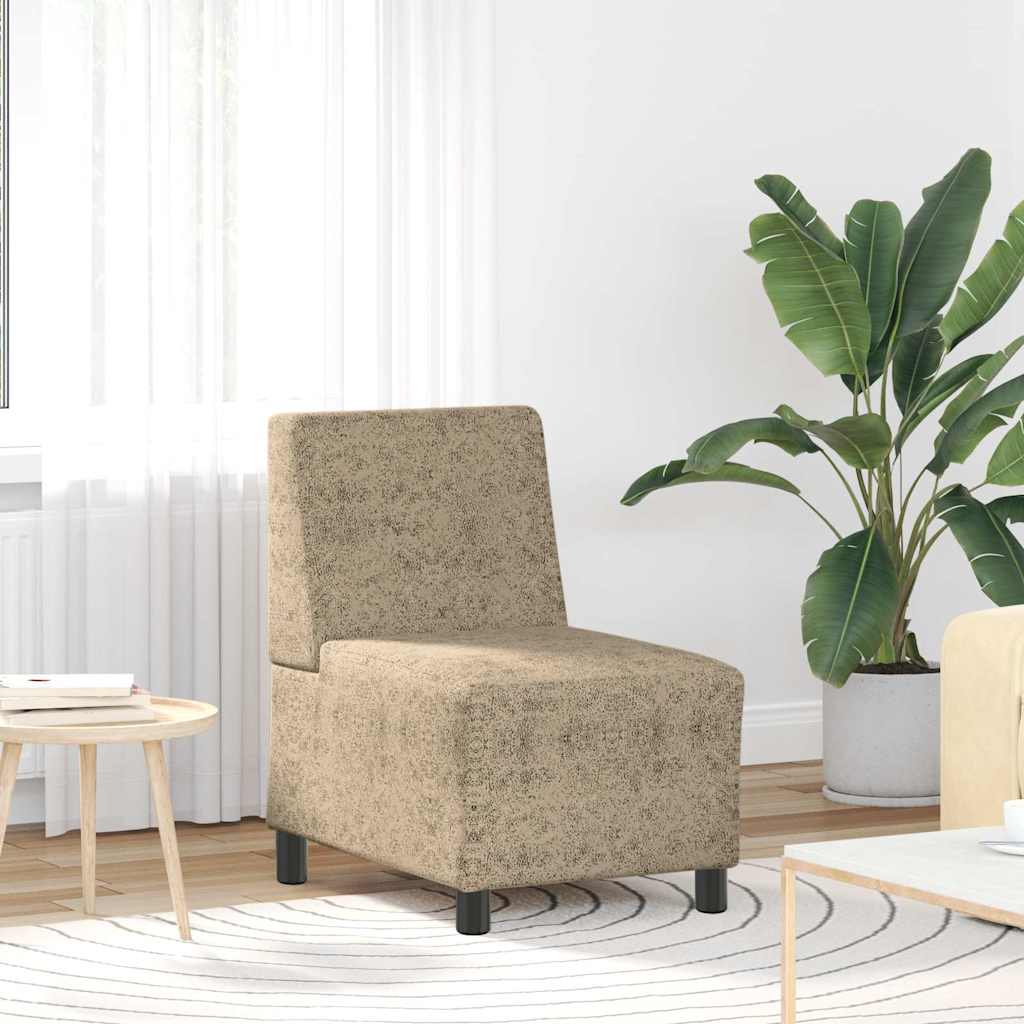 Unité de Sofa Modulaire Sans Accoudoirs Gris clair