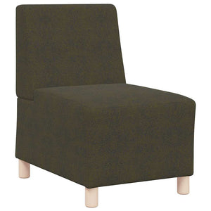 Unité de Sofa Modulaire Sans Accoudoirs Vert armée
