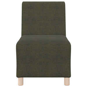 Unité de Sofa Modulaire Sans Accoudoirs Vert armée