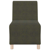 Unité de Sofa Modulaire Sans Accoudoirs Vert armée
