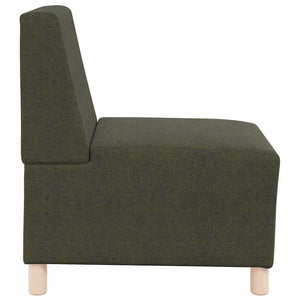 Unité de Sofa Modulaire Sans Accoudoirs Vert armée