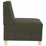 Unité de Sofa Modulaire Sans Accoudoirs Vert armée