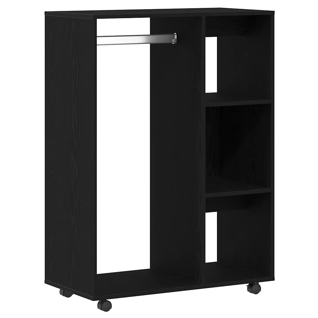 Armoire en chêne noir 80x40x110 cm Bois d'ingénierie