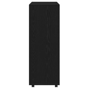 Armoire en chêne noir 80x40x110 cm Bois d'ingénierie