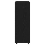 Armoire en chêne noir 80x40x110 cm Bois d'ingénierie