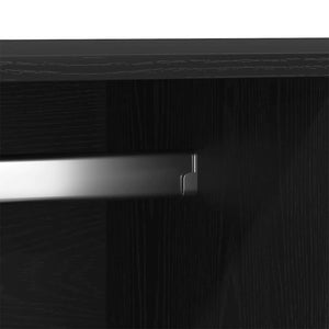 Armoire Chêne noir 80 x 52 x 180 cm Bois d'ingénierie