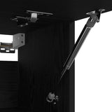 Armoire avec stockage Noir 100 x 32.5 x 35 cm Bois d'ingénierie