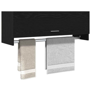 Armoire avec stockage Noir 100 x 32.5 x 35 cm Bois d'ingénierie