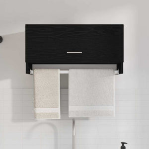 Armoire avec stockage Noir 70 x 32.5 x 35 cm Bois d'ingénierie
