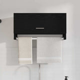 Armoire avec stockage Noir 70 x 32.5 x 35 cm Bois d'ingénierie