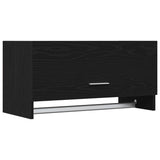 Armoire avec stockage Noir 70 x 32.5 x 35 cm Bois d'ingénierie
