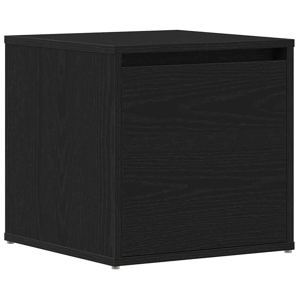 Commode Chêne noir 40.5 x 40 x 40 cm Bois d'ingénierie