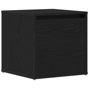 Commode Chêne noir 40.5 x 40 x 40 cm Bois d'ingénierie