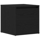 Commode Chêne noir 40.5 x 40 x 40 cm Bois d'ingénierie