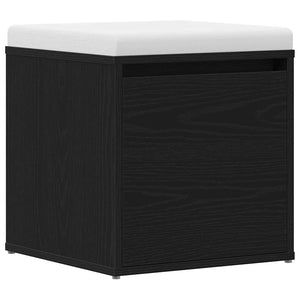Commode Chêne noir 40.5 x 40 x 40 cm Bois d'ingénierie