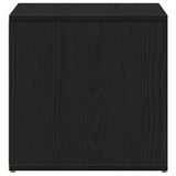 Commode Chêne noir 40.5 x 40 x 40 cm Bois d'ingénierie