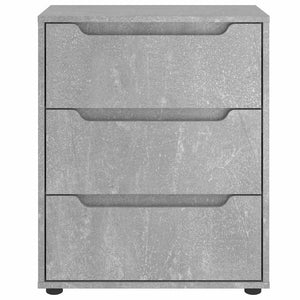 Buffet VISNES gris béton 60x40x73 cm bois d'ingénierie