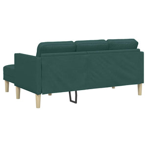 Ensemble de Canapés Vert foncé 173 x 131 x 67 cm tissu