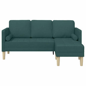 Ensemble de Canapés Vert foncé 173 x 131 x 67 cm tissu