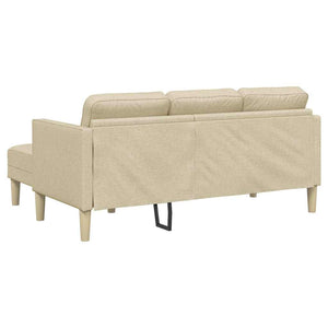 Ensemble de Canapés Crème 173 x 131 x 67 cm tissu