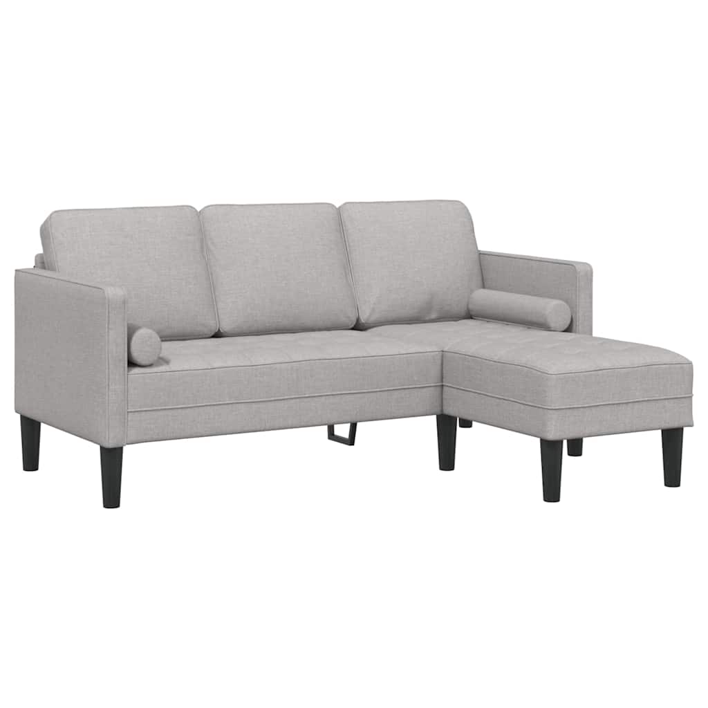 Ensemble de Canapés Gris nuage 173 x 131 x 67 cm tissu
