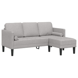 Ensemble de Canapés Gris nuage 173 x 131 x 67 cm tissu