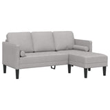 Ensemble de Canapés Gris nuage 173 x 131 x 67 cm tissu