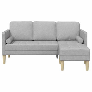 Ensemble de Canapés Gris nuage 173 x 131 x 67 cm tissu