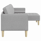 Ensemble de Canapés Gris nuage 173 x 131 x 67 cm tissu
