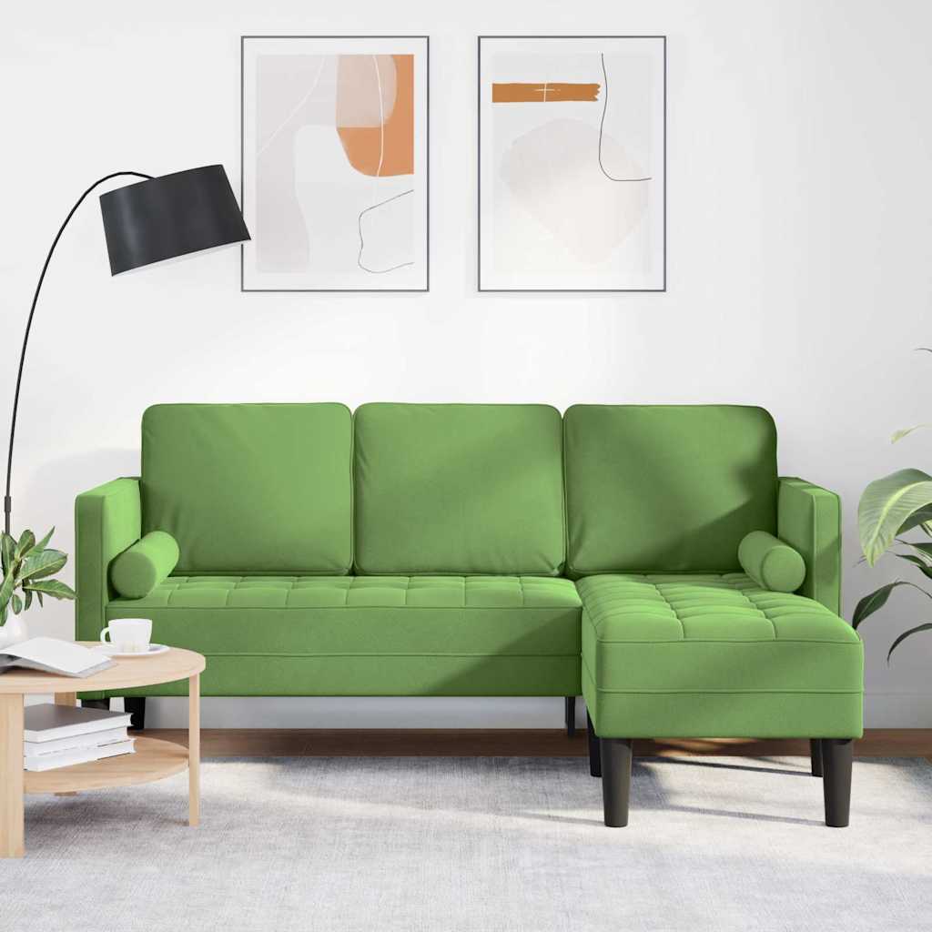 Ensemble de Canapés Vert clair 173 x 131 x 67 cm Velours