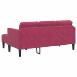 Ensemble de Canapés Rouge bordeaux 173 x 131 x 67 cm Velours