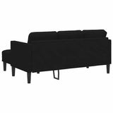 Ensemble de Canapés Noir 173 x 131 x 67 cm Velours
