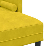 Ensemble de Canapés Jaune 173 x 131 x 67 cm Velours