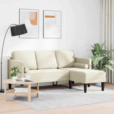 Ensemble de Canapés Crème 173 x 131 x 67 cm Velours