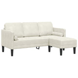 Ensemble de Canapés Crème 173 x 131 x 67 cm Velours