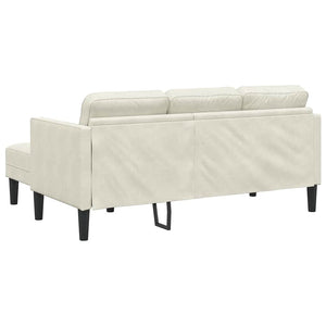 Ensemble de Canapés Crème 173 x 131 x 67 cm Velours