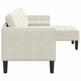 Ensemble de Canapés Crème 173 x 131 x 67 cm Velours