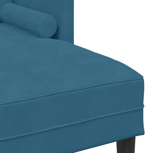 Ensemble de Canapés Bleu 173 x 131 x 67 cm Velours