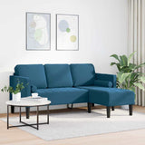 Ensemble de Canapés Bleu 173 x 131 x 67 cm Velours
