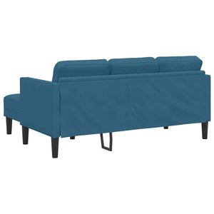 Ensemble de Canapés Bleu 173 x 131 x 67 cm Velours