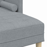 Ensemble de Canapés 2 pcs Gris clair 173 x 131 x 67 cm tissu