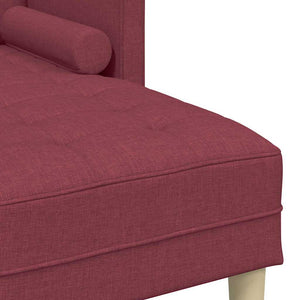 Ensemble de Canapés 2 pcs Rouge bordeaux 173 x 131 x 67 cm