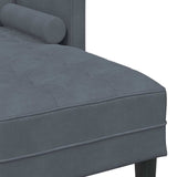 Ensemble de Canapés 2 pcs Gris foncé 173 x 131 x 67 cm Velours