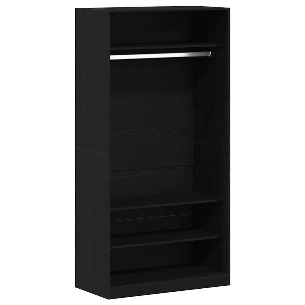 Armoire Chêne noir 100 x 50 x 200 cm Bois d'ingénierie