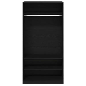 Armoire Chêne noir 100 x 50 x 200 cm Bois d'ingénierie