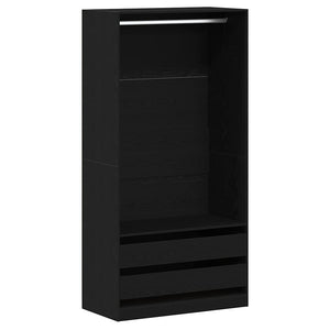 Armoire Chêne noir 100 x 50 x 200 cm Bois d'ingénierie